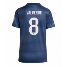 Real Madrid Federico Valverde #8 Bortatröja Dam 2025-26 Korta ärmar